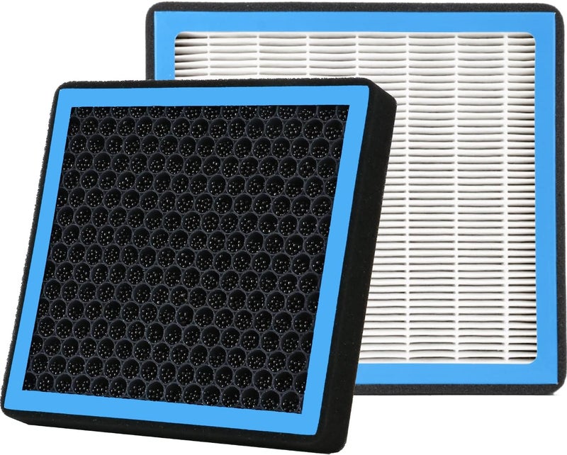 RICHWEI CF10285 Cabin Air Filter With Activated Carbon For Toyota 4Runner Highlander RAV4 Tundra Camry Corolla Prius Land Cruiser Sequoia Sienna Avalon 2010 2011 2012 2013 2014 2015 2016 2017 2018 2019 2020 - Image 1